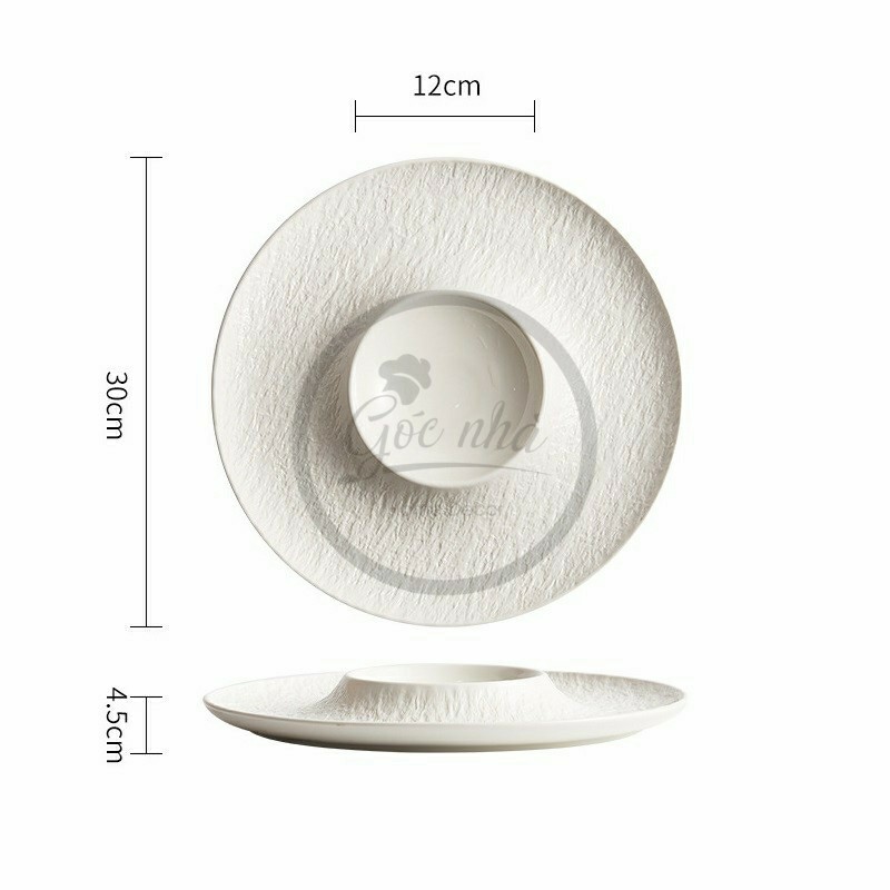 Dĩa soup Volcano Mocca