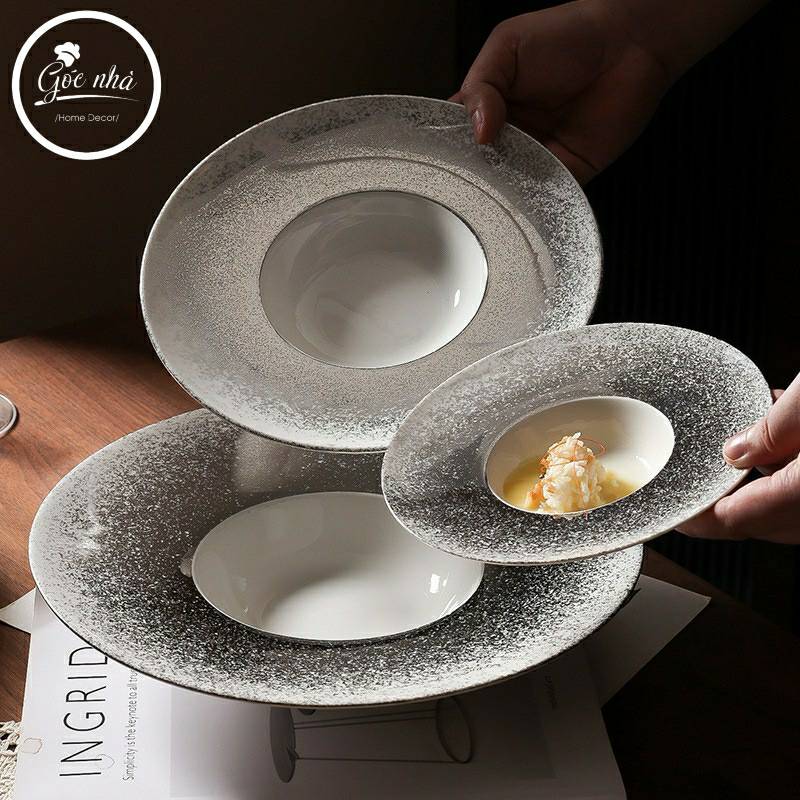 Dĩa soup Starry Silver/Gold