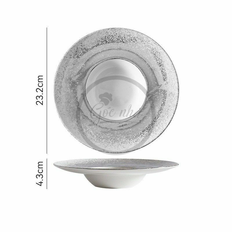 Dĩa soup Starry Silver/Gold