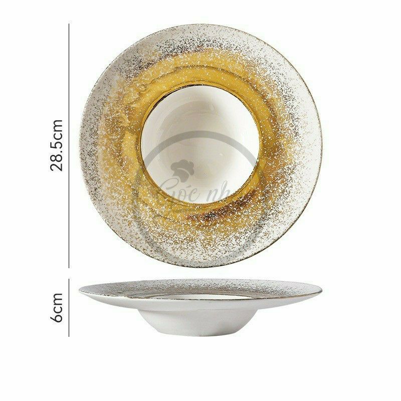 Dĩa soup Starry Silver/Gold
