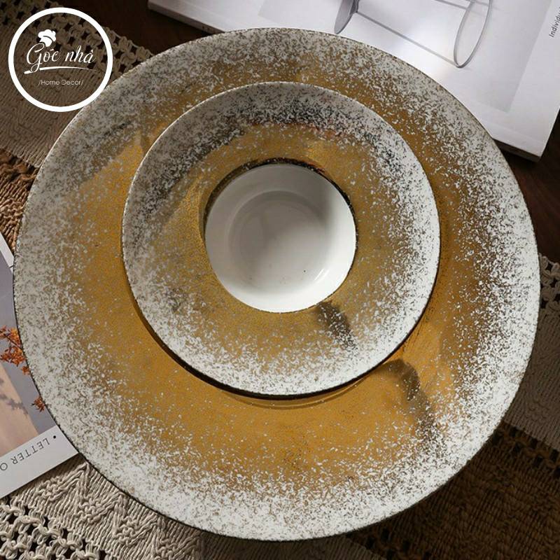 Dĩa soup Starry Silver/Gold