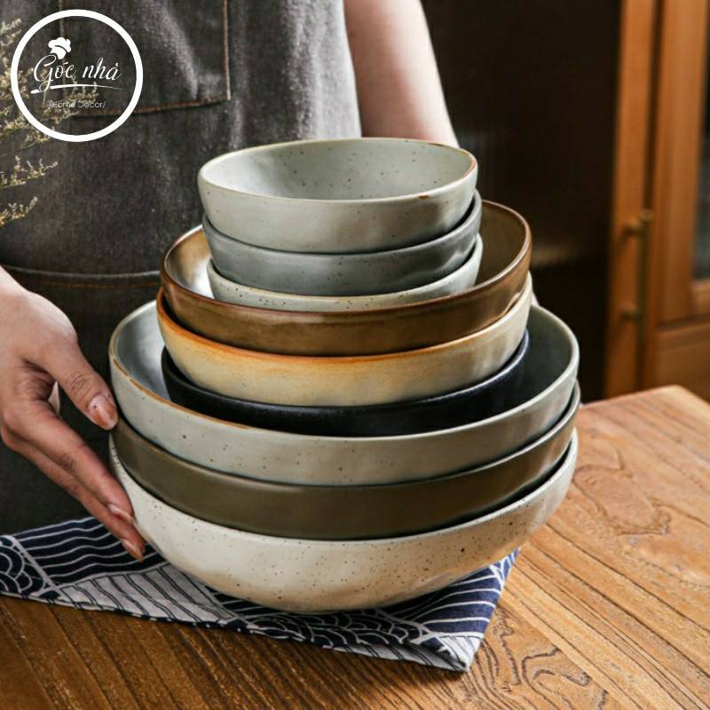 Tô oval méo Sedy sứ đất nặn