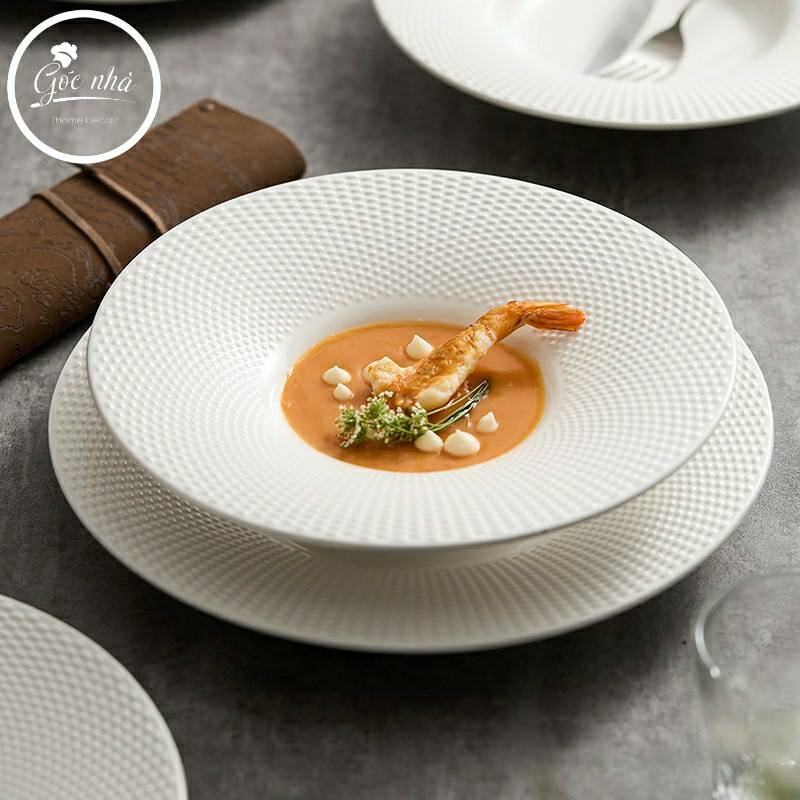 Dĩa phẳng/lõm/soup vành lưới Nets