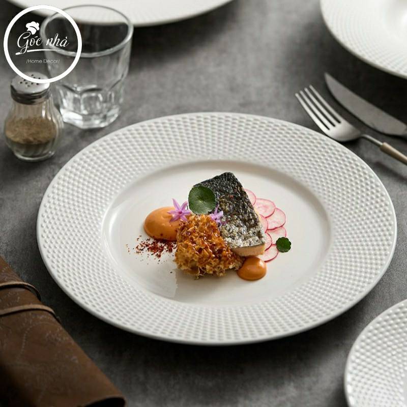 Dĩa phẳng/lõm/soup vành lưới Nets