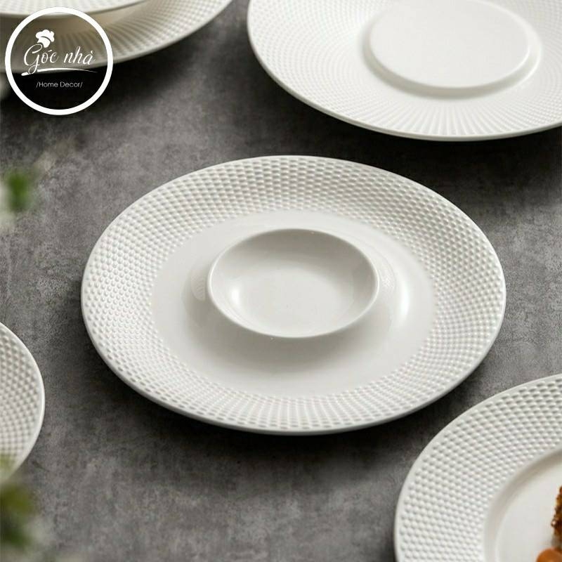 Dĩa phẳng/lõm/soup vành lưới Nets