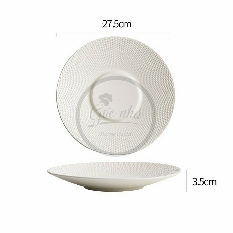 Dĩa phẳng/lõm/soup vành lưới Nets