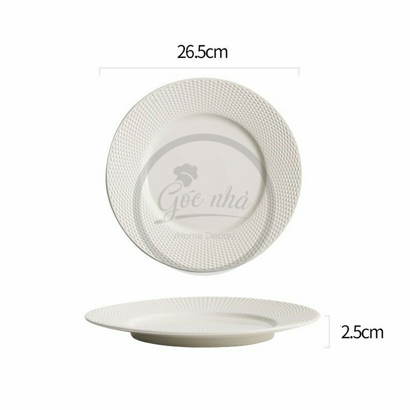 Dĩa phẳng/lõm/soup vành lưới Nets