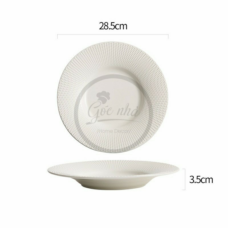 Dĩa phẳng/lõm/soup vành lưới Nets