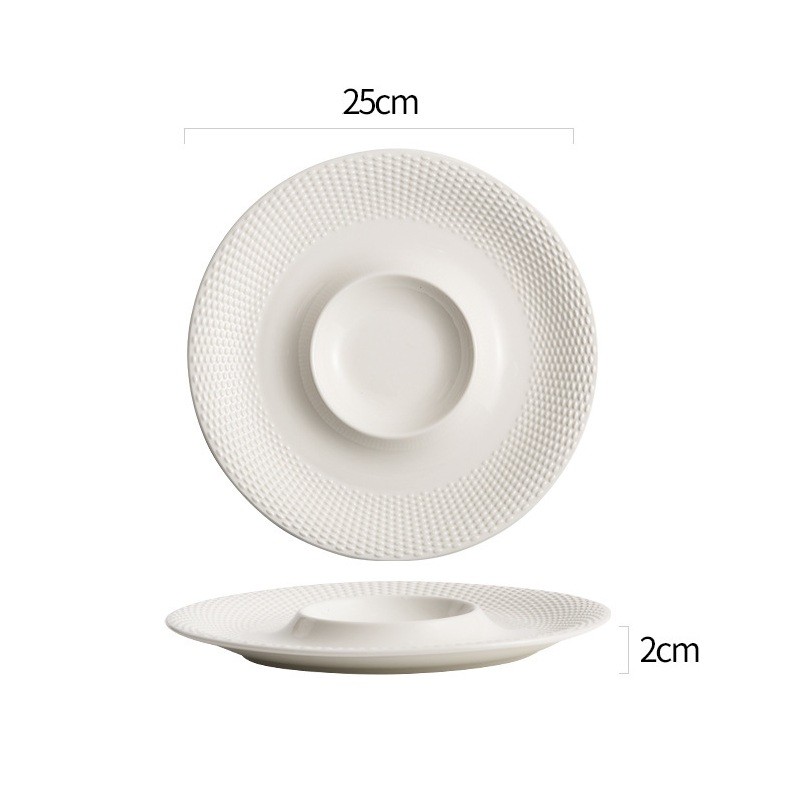 Dĩa phẳng/lõm/soup vành lưới Nets