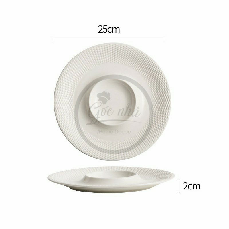 Dĩa phẳng/lõm/soup vành lưới Nets