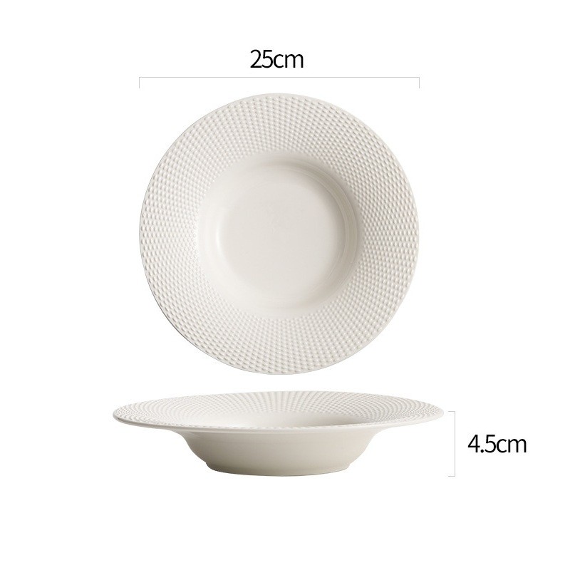 Dĩa phẳng/lõm/soup vành lưới Nets