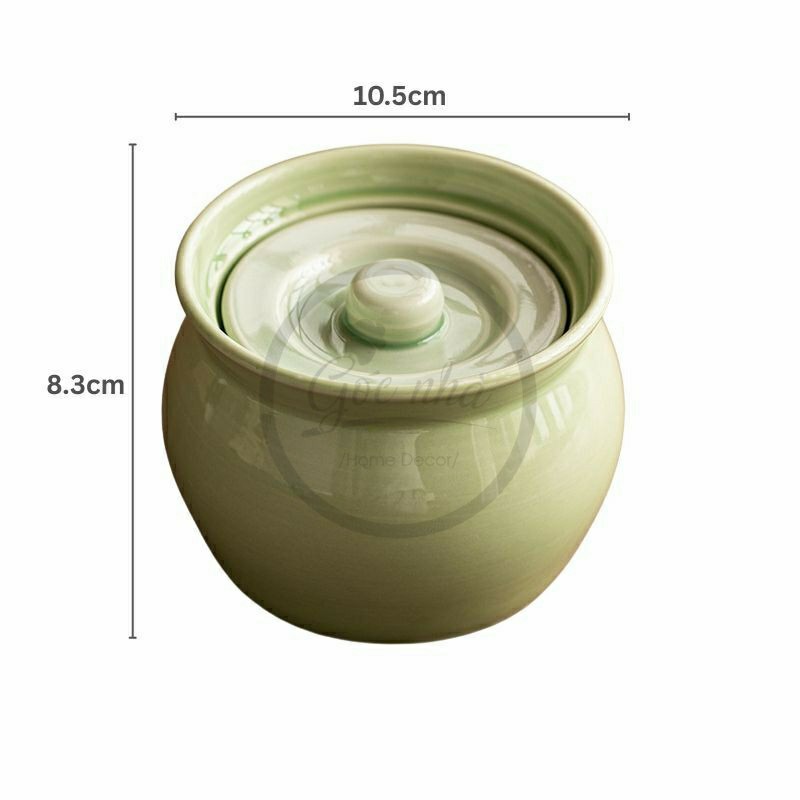 Hũ/thố có nắp cổ dáng cổ điển
