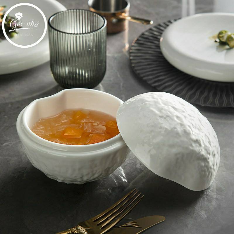 Thố có nắp Coral