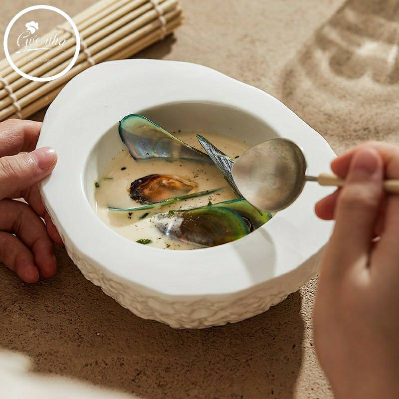 Coral Egg - Shape Plate