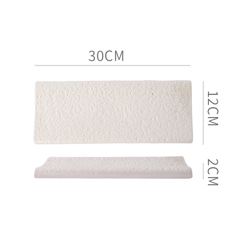 Dĩa Chữ Nhật Onyx