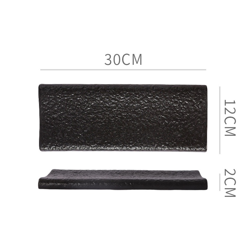 Dĩa Chữ Nhật Onyx
