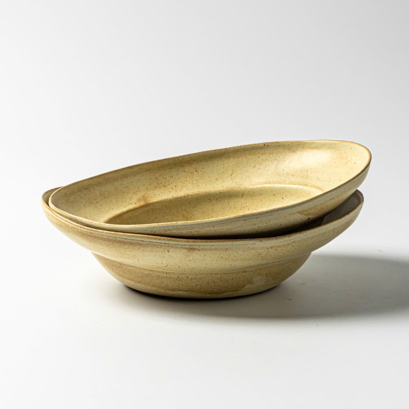 Dĩa Soup/Pasta Oval Sedy