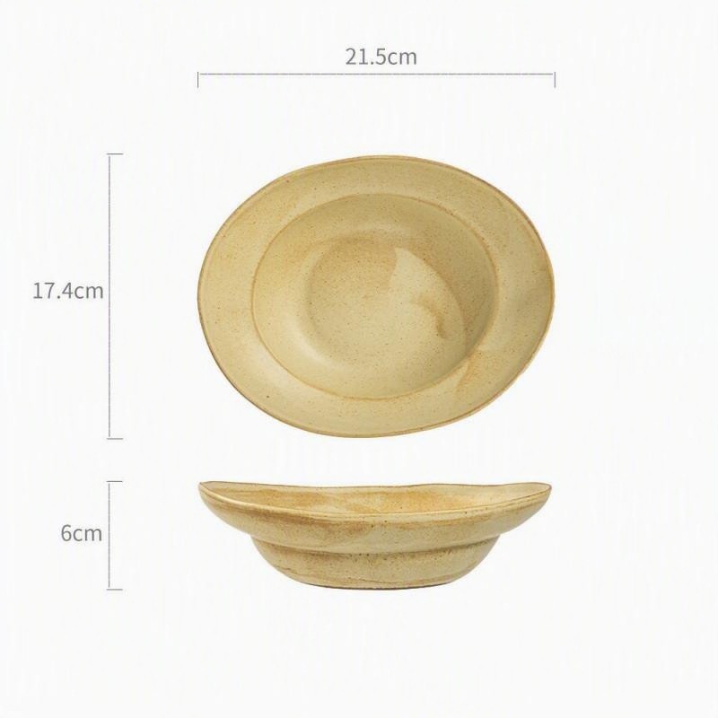 Dĩa Soup/Pasta Oval Sedy