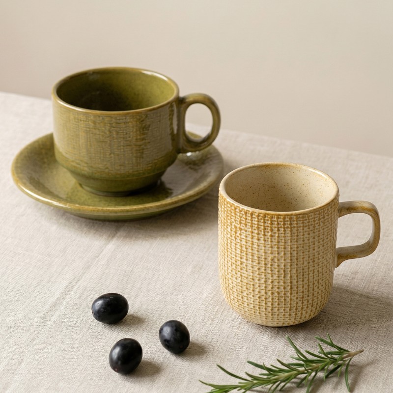 BST Hoạ Tiết Dệt Lưới Olive