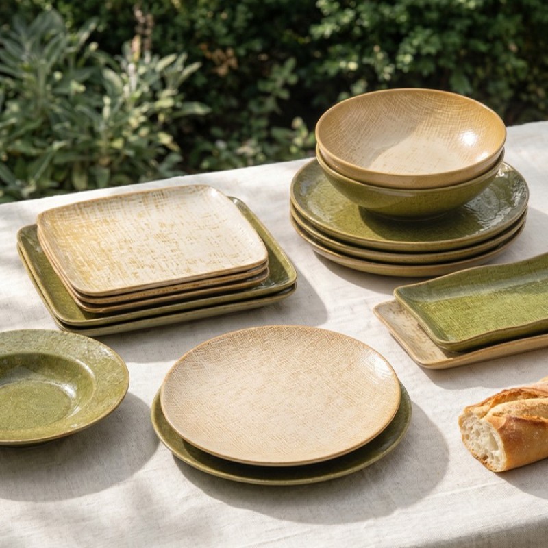 BST Hoạ Tiết Dệt Lưới Olive