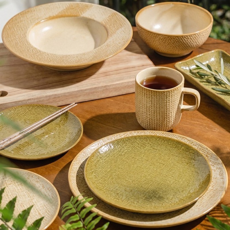 BST Hoạ Tiết Dệt Lưới Olive