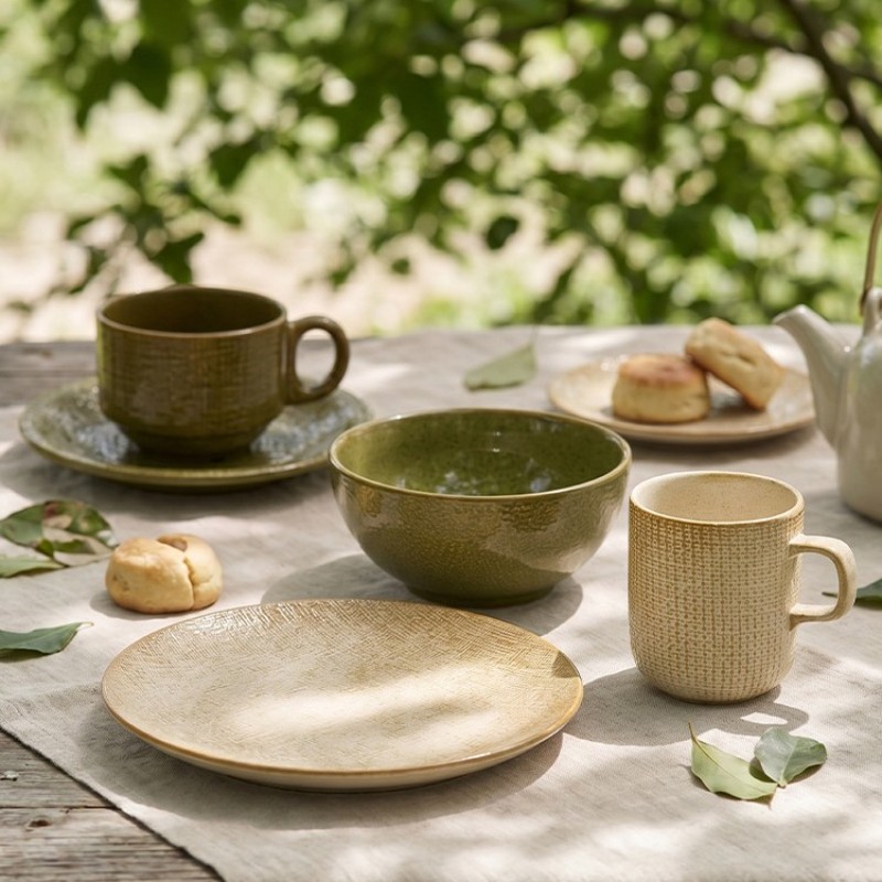 BST Hoạ Tiết Dệt Lưới Olive
