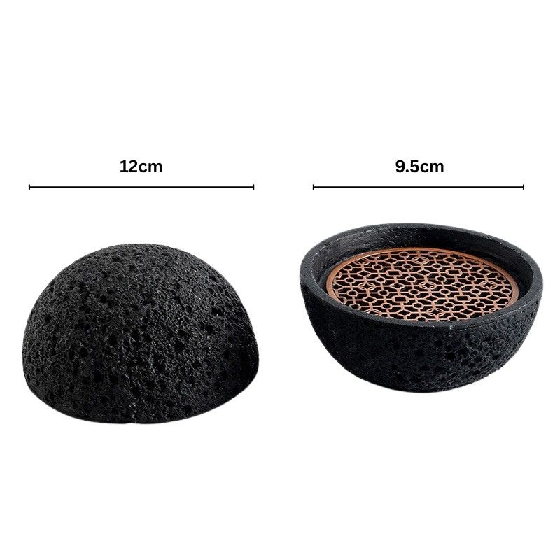 Thố khói LAVA tròn có nắp