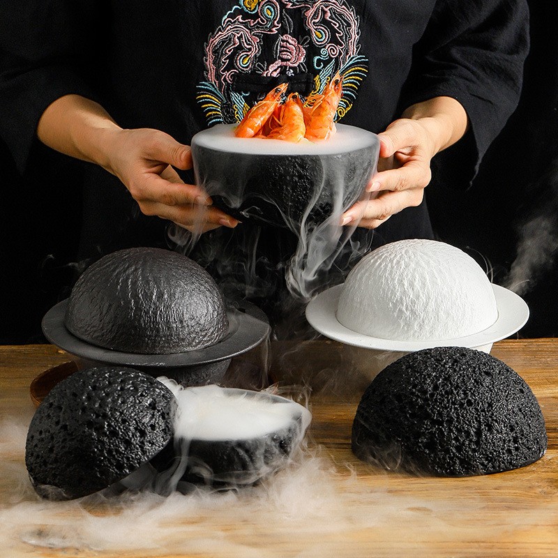 Thố khói LAVA tròn có nắp