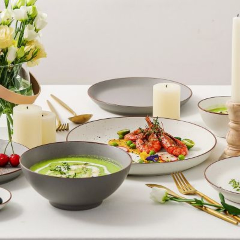 Set chén bát Normandy 32 món