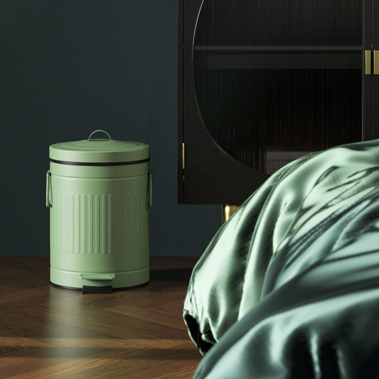 Thùng rác dáng trụ sọc