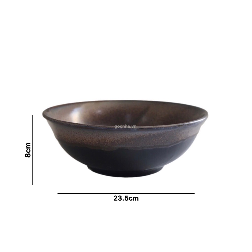 BST Bazan men hỏa biến nâu trầm tích