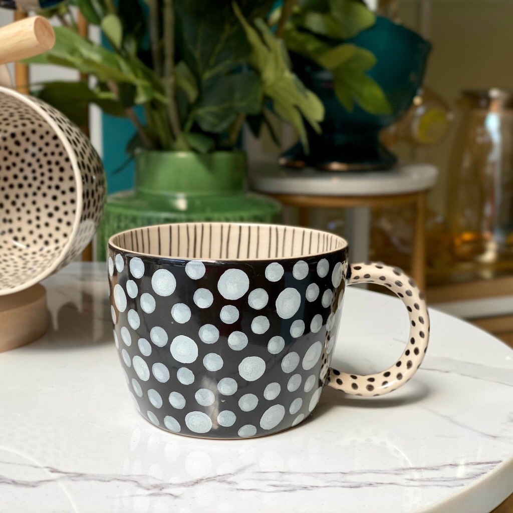 Ly Sứ Boho Vẽ Tay