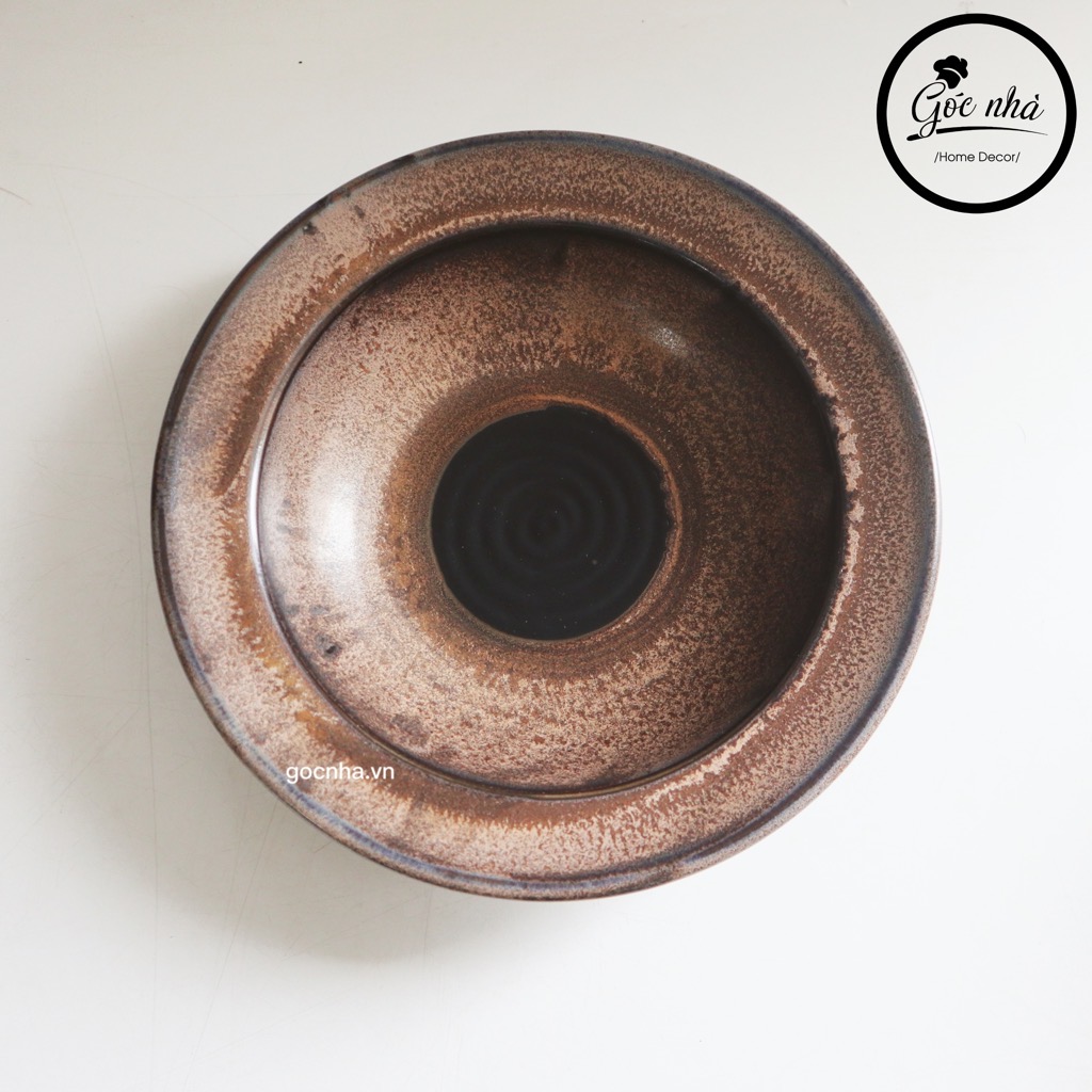 BST Bazan men hỏa biến nâu trầm tích