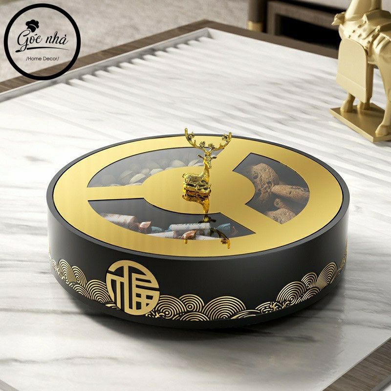 Khay mứt đế xoay "Wealthy"