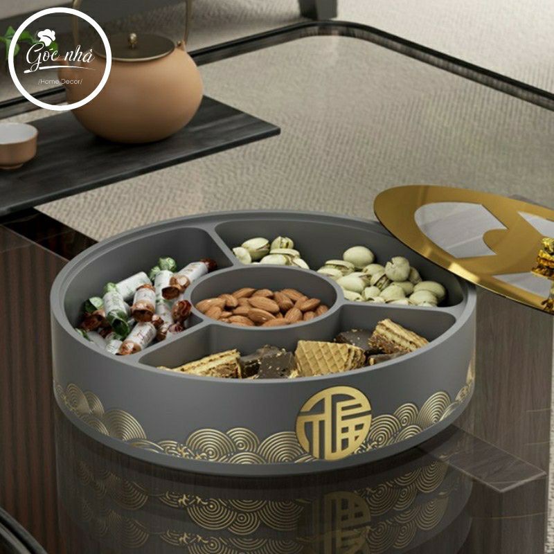 Khay mứt đế xoay "Wealthy"