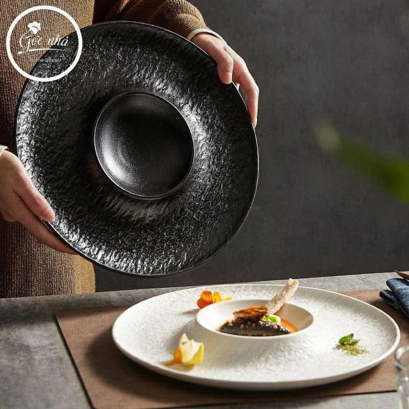 Dĩa soup Volcano Mocca