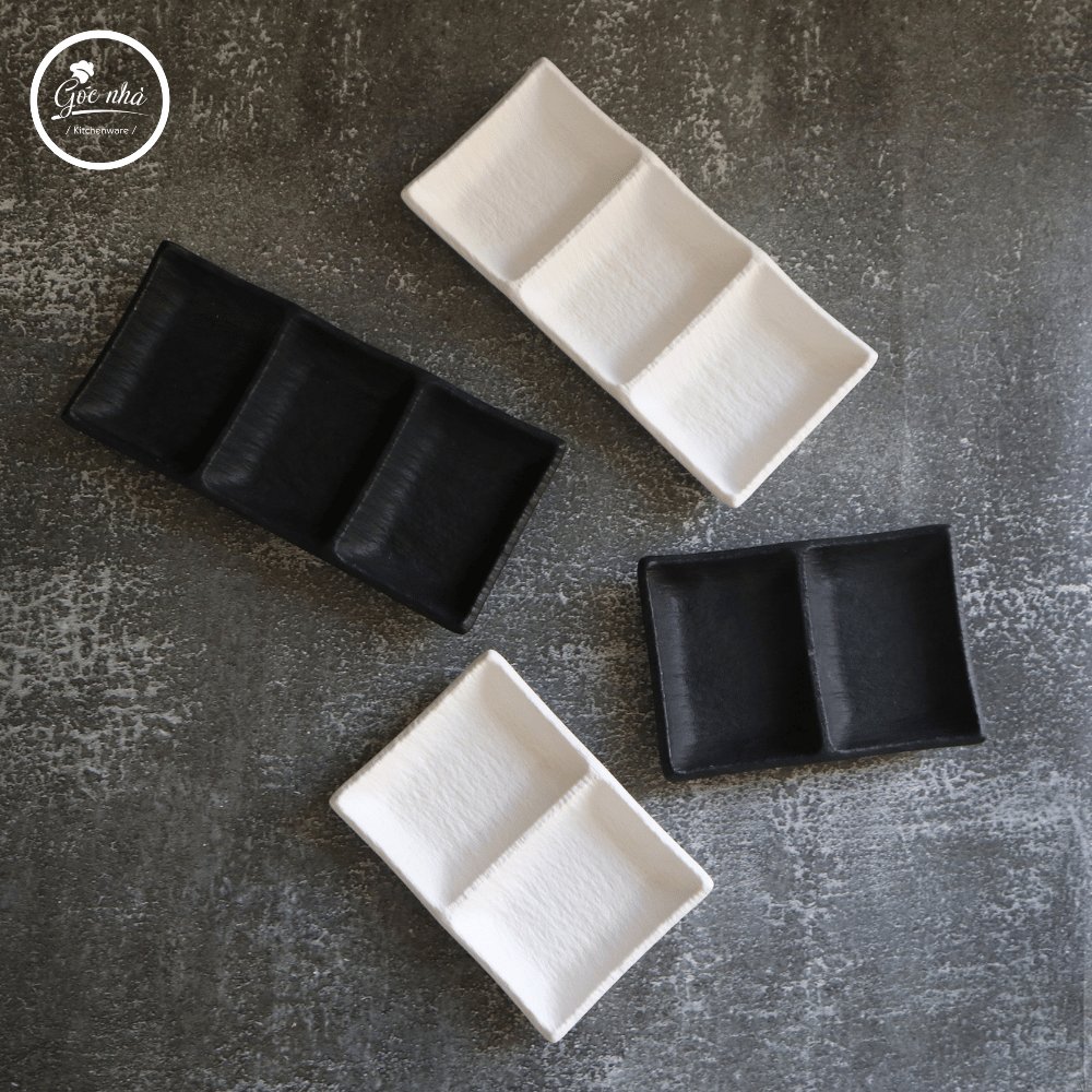 Đĩa Gia Vị Chia Ngăn Mocca