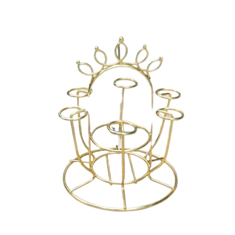 Up ly/cốc tròn Crown có giỏ nĩa