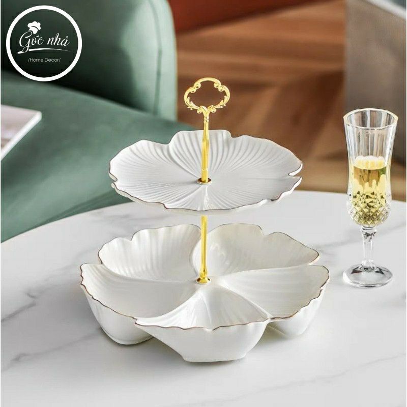 Khay trái cây Floral - Hoa cỏ may