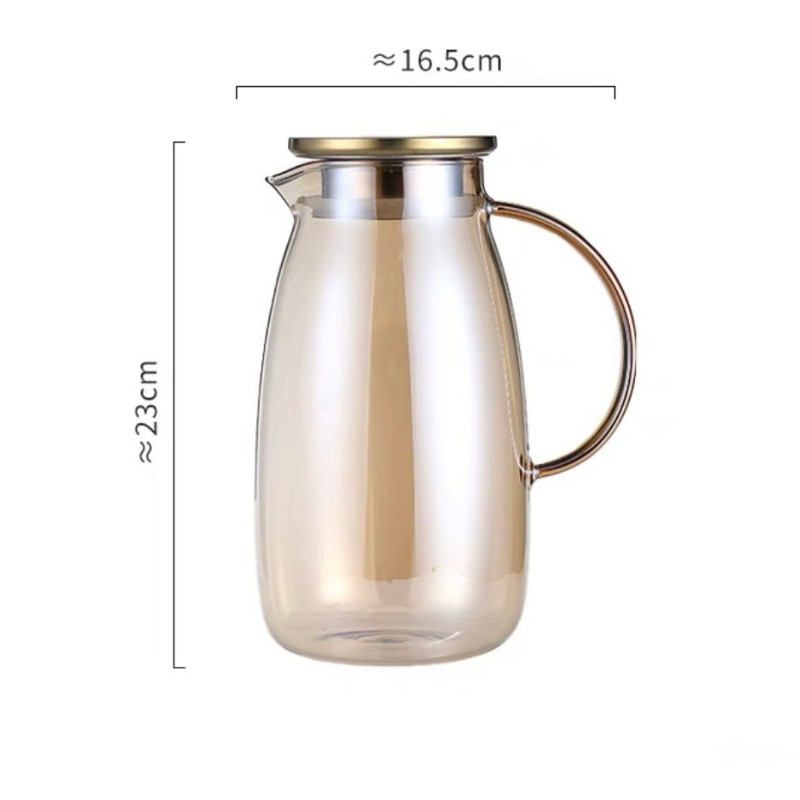 Bình thủy tinh chịu nhiệt dáng bầu