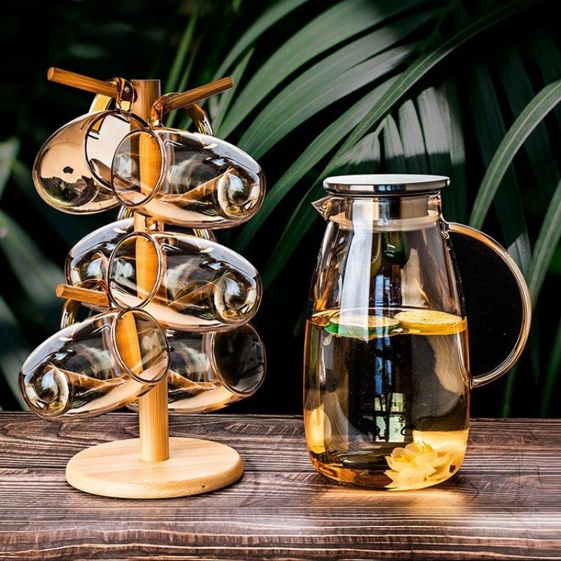 Bình thủy tinh chịu nhiệt dáng bầu