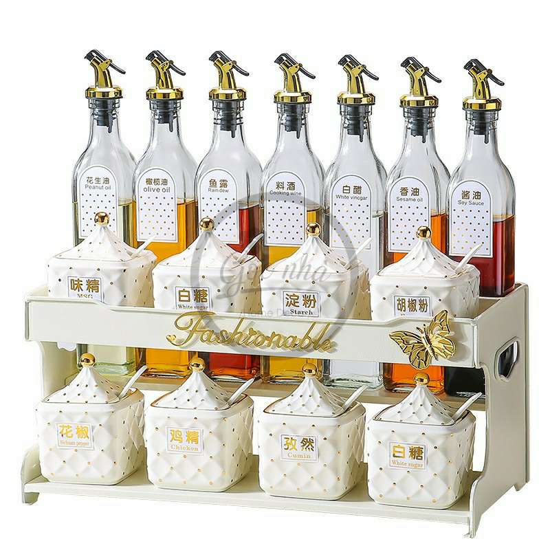 Set gia vị hũ vuông Fashionable