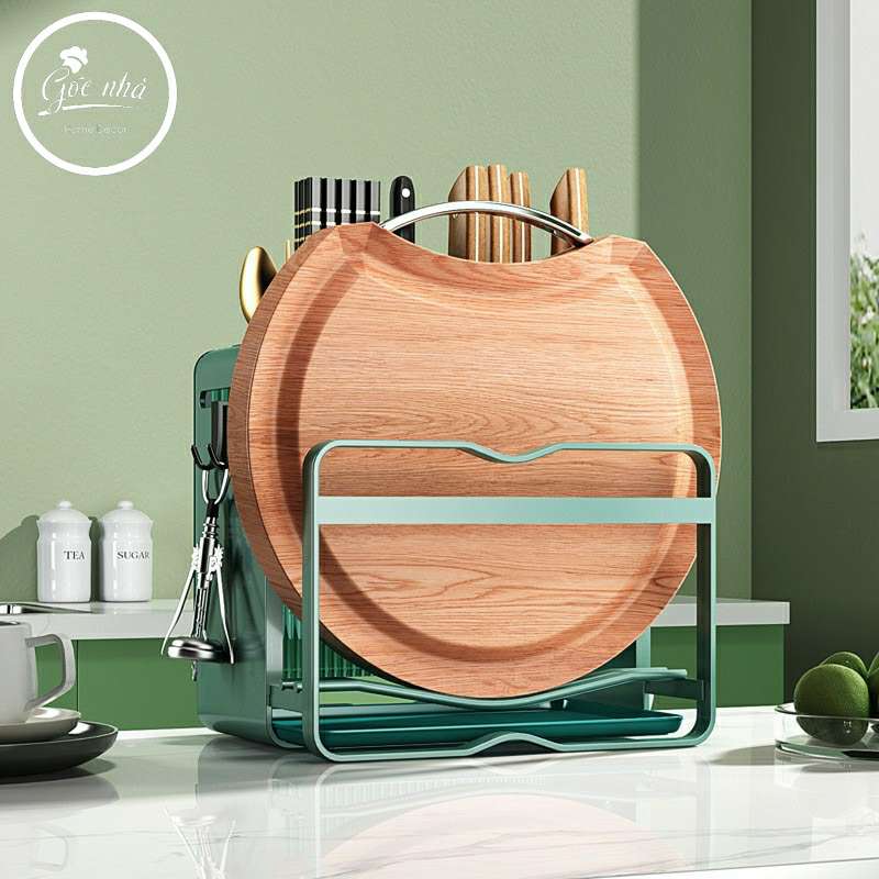 Kệ để dao thớt hợp kim new style