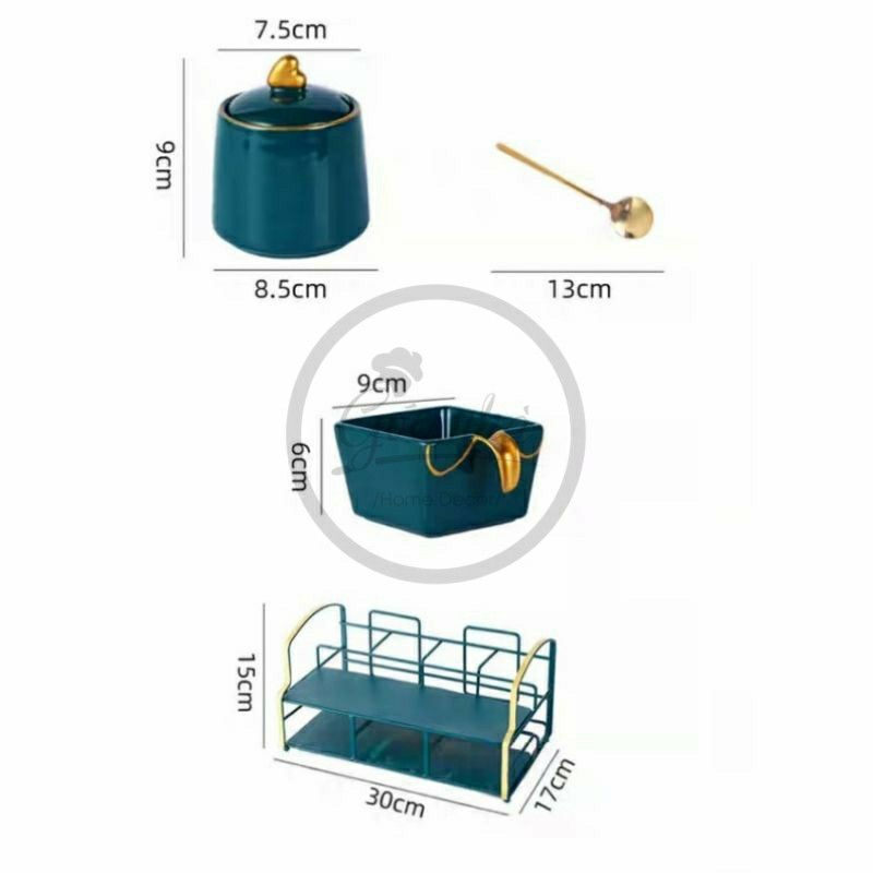 Set hũ gia vị huơu nổi 11 chi tiết