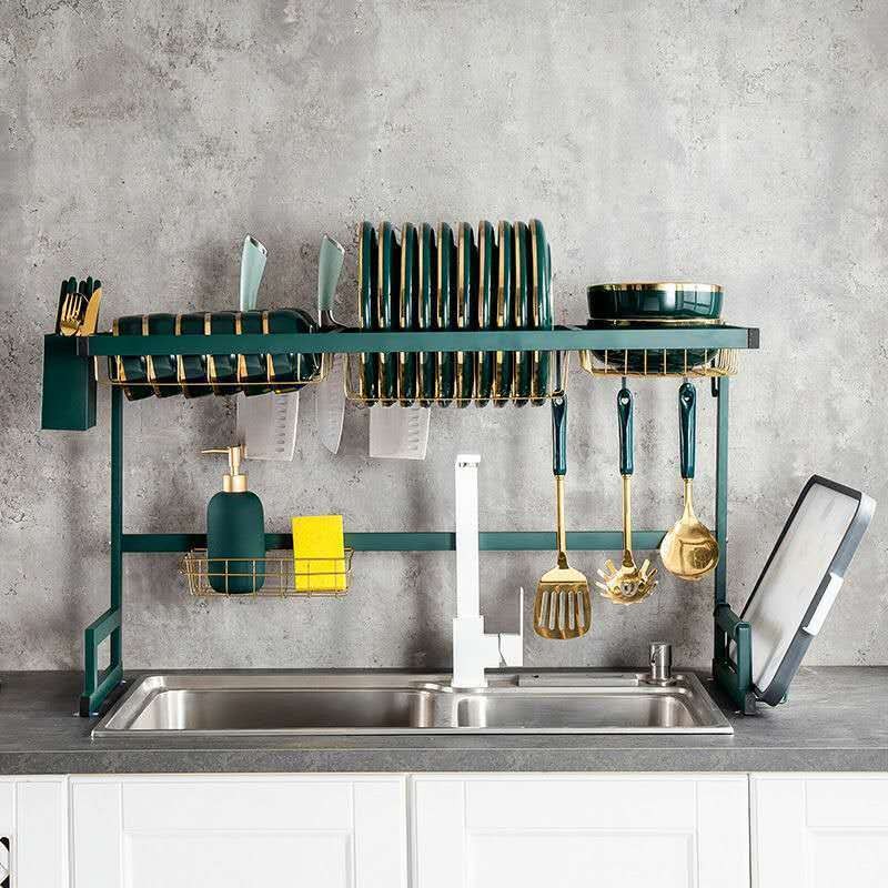 Kệ up chén/dĩa thép