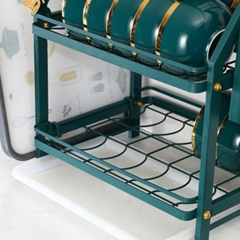 Kệ up chén/dĩa thép