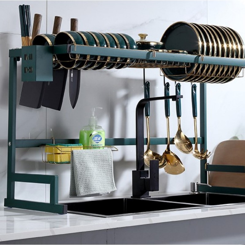 Kệ up chén/dĩa thép