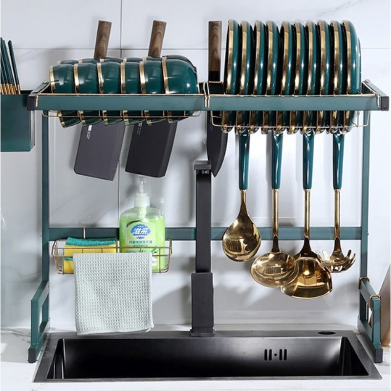 Kệ up chén/dĩa thép