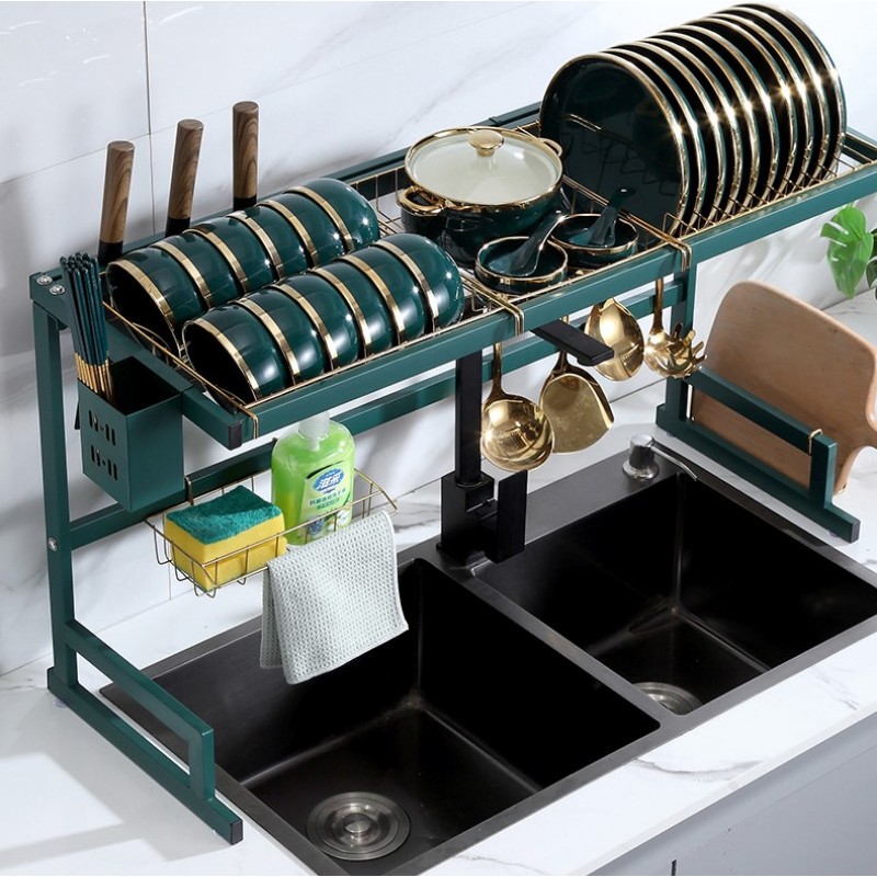 Kệ up chén/dĩa thép