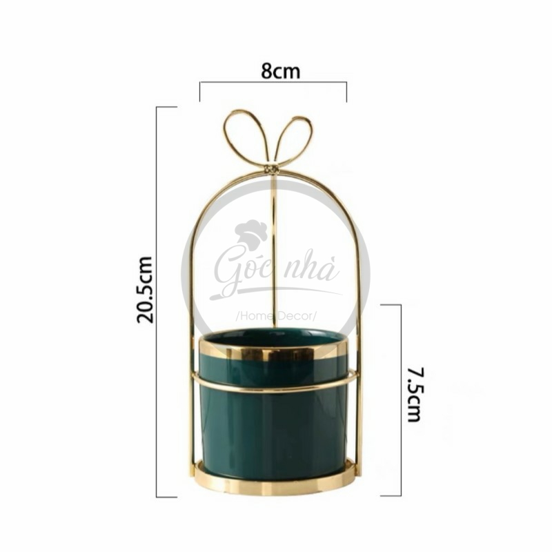 Giỏ muỗng/nĩa tết nơ